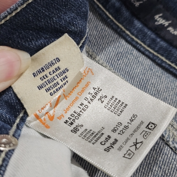 ♡ Citizens of Humanity Blue Jeans | Amber Stretch High Rise Bootcut Anthropology - Picture 11 of 16